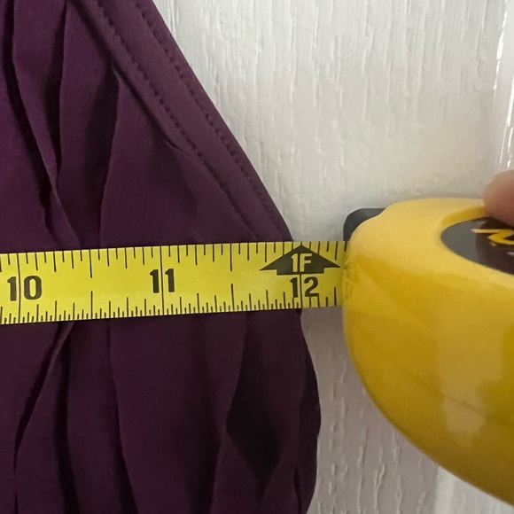 Weissman Pleated Purple Lace Dance Costume Size LC - Picture 11 of 16